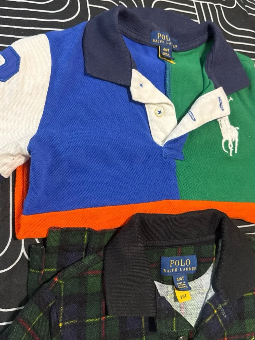 Polo Ralph Lauren Kids Colorblock Polo Shirt - Multicolor BUNDLE DEAL